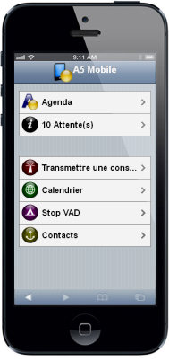 Agenda5 pour Iphone